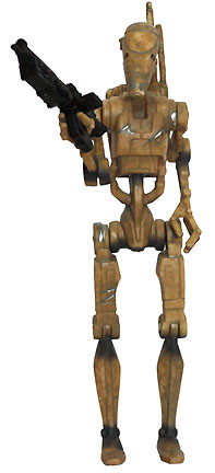 Star Wars Episode 1 Battle Droid (Dirty) - Action Figure Headquarters