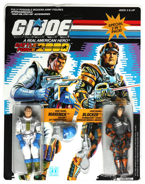 GI Joe Vintage Carded Blocker & Maverick 1987