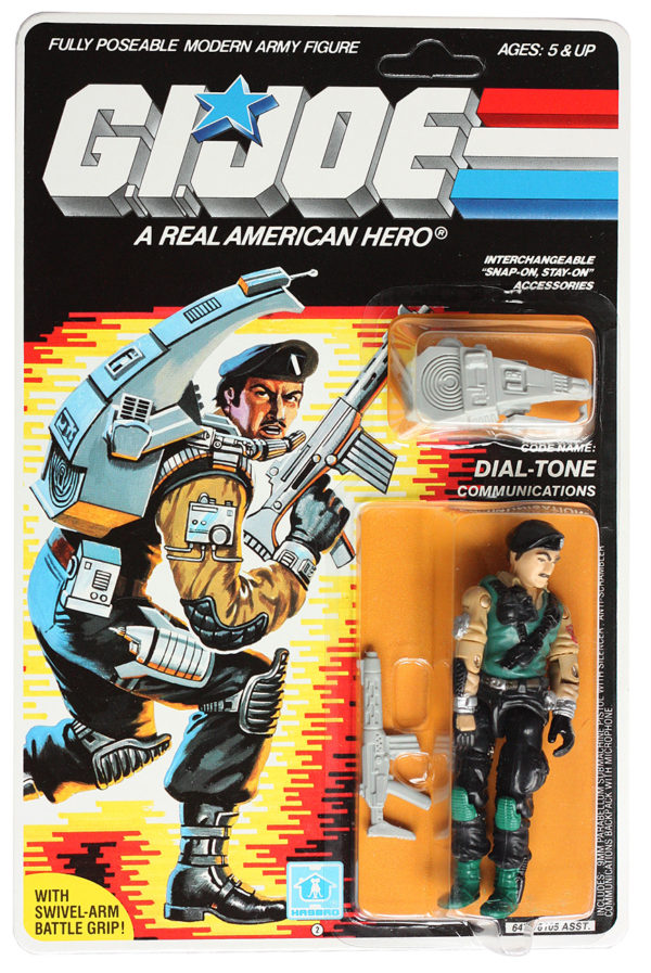 GI Joe Vintage Carded Dial-Tone 1986