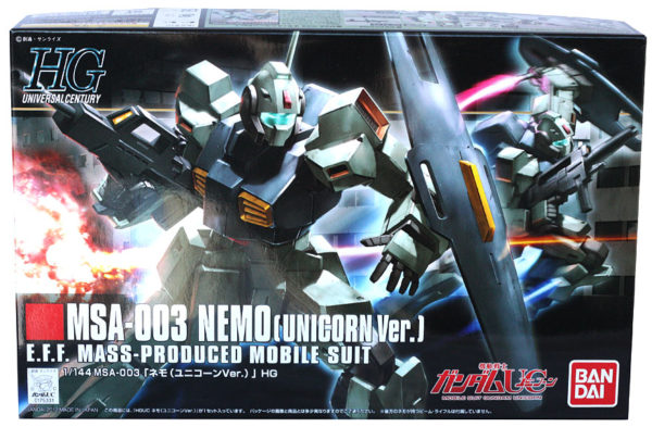 Gundam HGUC MSA-003 Nemo 1/144 HG Model Kit