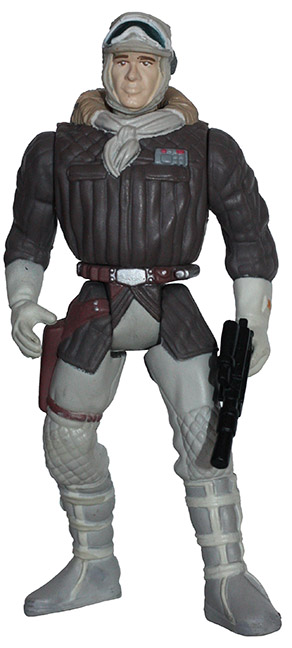 Star Wars Power of the Force 2 (3.75 Inch) Loose Han Solo Hoth (open hand)