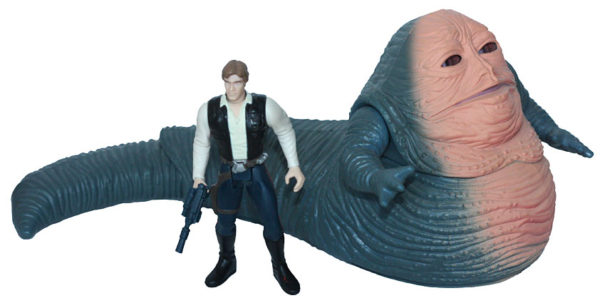 Star Wars POTF 2 Han Solo with Jabba the Hutt