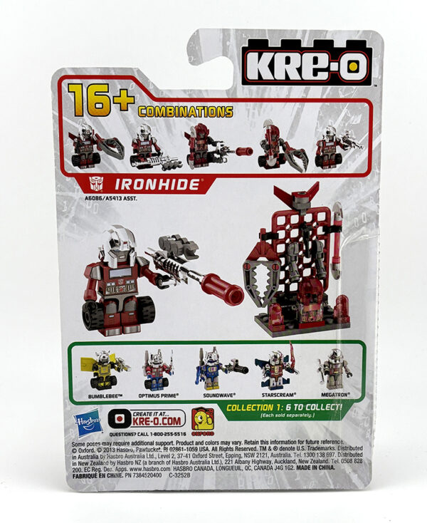 Transformers Kre-O Carded Ironhide Custom Kreon - Image 2