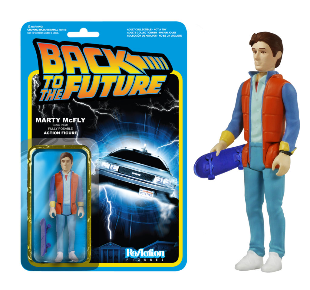 Funko ReAction Back to the Future Marty McFly Action Figure Headquarters