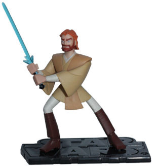 Star Wars Clone Wars Animated 2004 (3.75 Inch) Loose Obi-Wan Kenobi