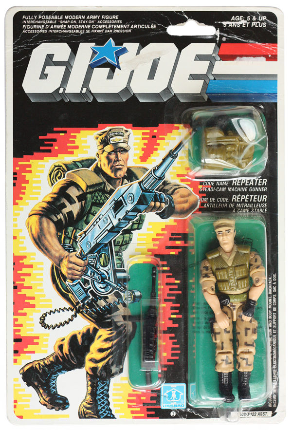 GI Joe Vintage Carded Repeater 1988