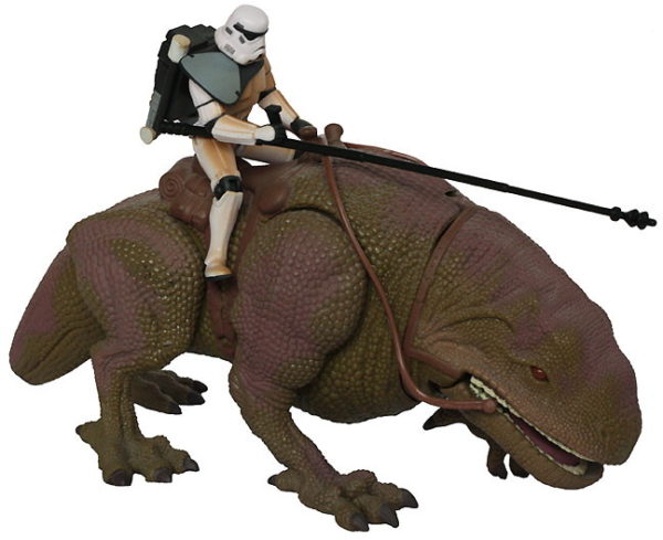 Star Wars POTF 2 Sandtrooper with Dewback