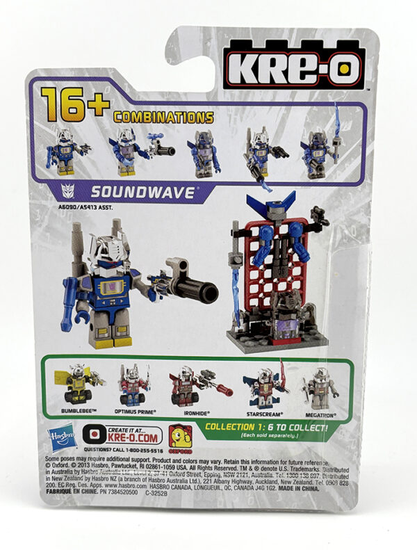 Transformers Kre-O Carded Soundwave Custom Kreon - Image 2