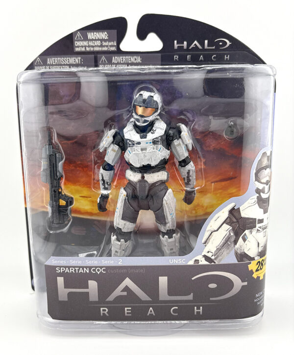 Halo Reach Carded Spartan CQC Custom (White)