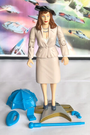 Star Trek Playmates (5 Inch) Loose Beverly Crusher in 1940s Attire