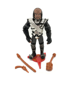 Star Trek Playmates (5 Inch) Loose Worf Silver Klingon Attire