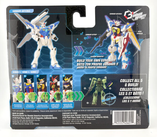 Gundam Infinity (4.5 Inch) Gundam Artemis Action Figure - Image 2