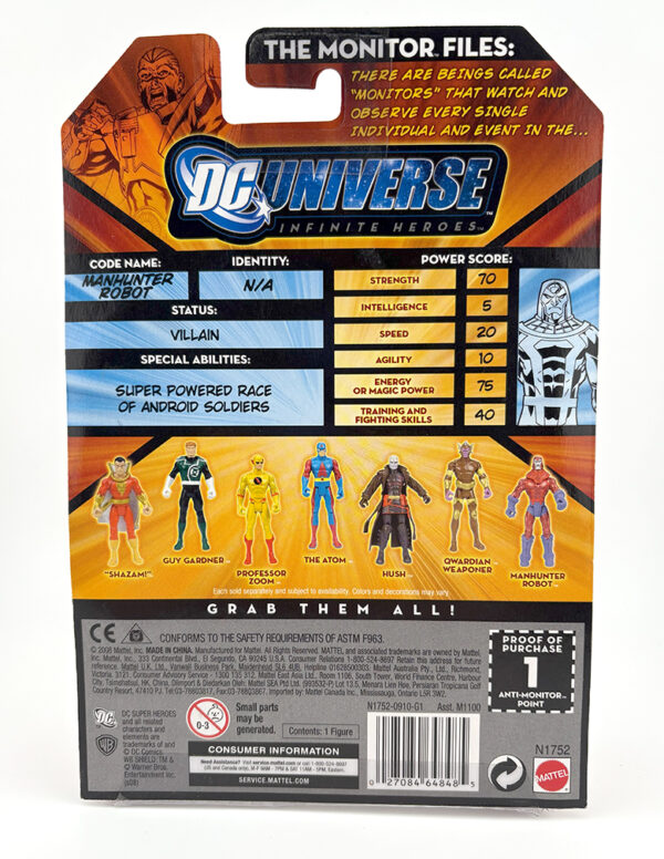 DC Infinite Heroes (3.75 Inch) Carded Manhunter Robot #10 - Image 2