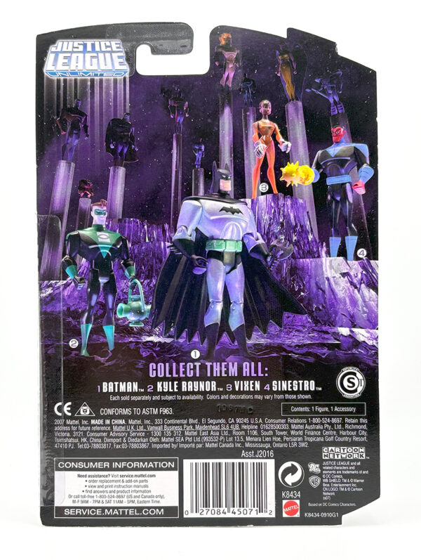 Justice League Unlimited Carded Batman (with Batarang) - Image 2