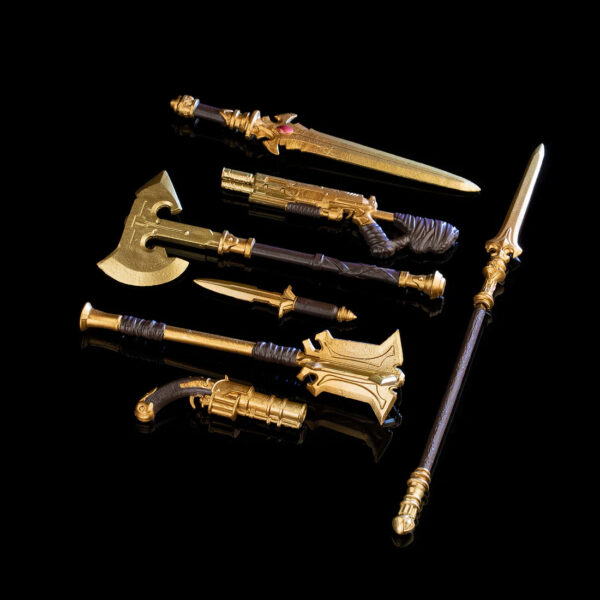 Animal Warriors of the Kingdom (6 Inch) Gold Weapons Set - Image 2