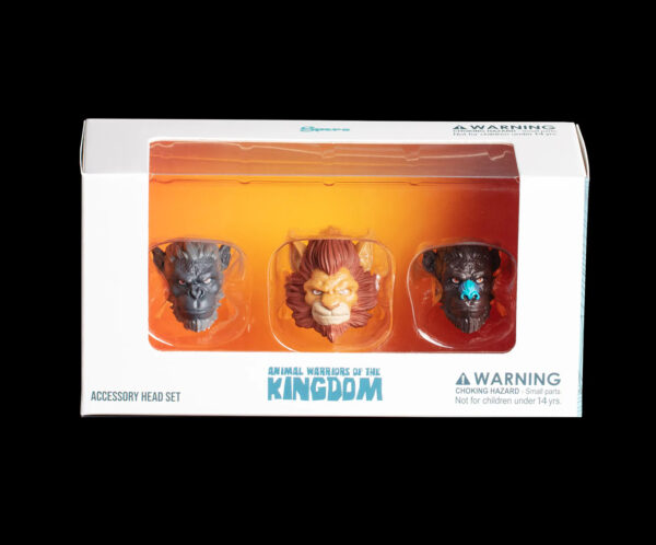 Animal Warriors of the Kingdom (6 Inch) Adventurer Head Pack