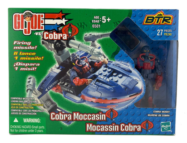 GI Joe Built To Rule Packaged Cobra Moccasin with Moray