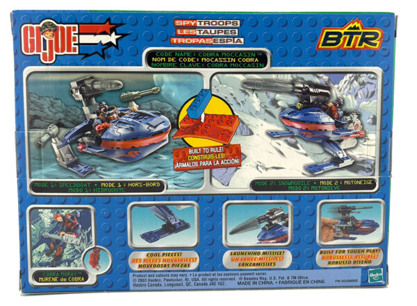 GI Joe Built To Rule Packaged Cobra Moccasin with Moray - Image 2