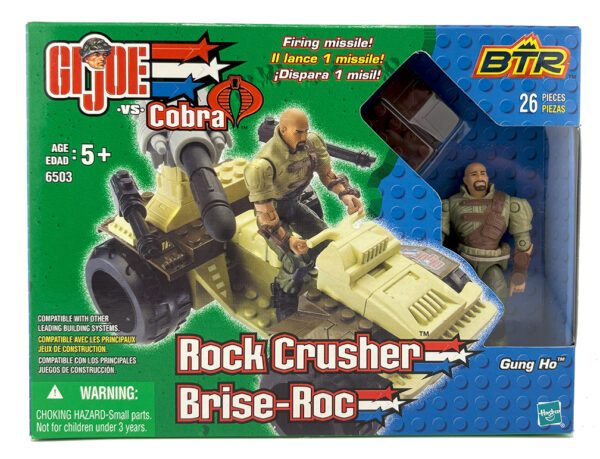 GI Joe Built To Rule Packaged Rock Crusher with Gung Ho