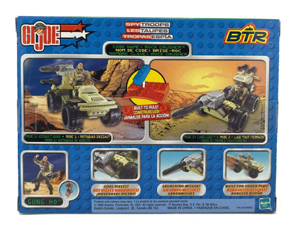 GI Joe Built To Rule Packaged Rock Crusher with Gung Ho - Image 2