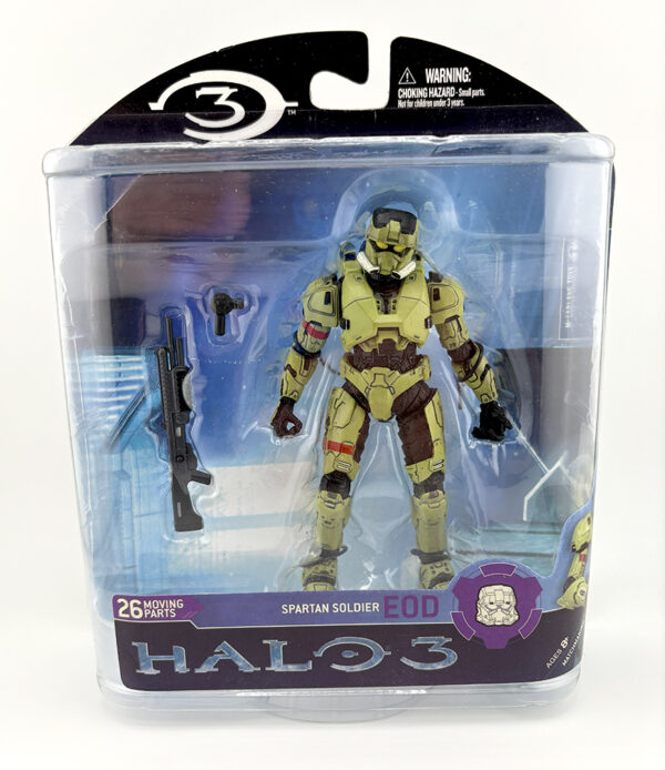 Halo 3 Carded Spartan Soldier EOD (Olive)