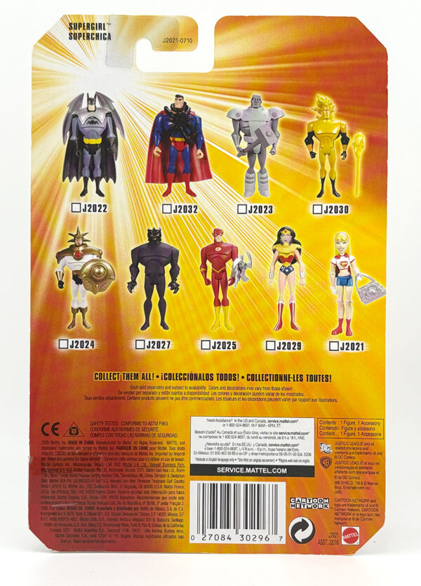 Justice League Unlimited Carded Supergirl (Modern) - Image 2