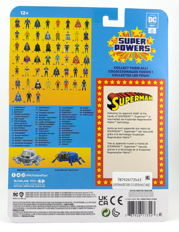 DC Super Powers (4 Inch) Carded Superman Regeneration Suit - Image 2