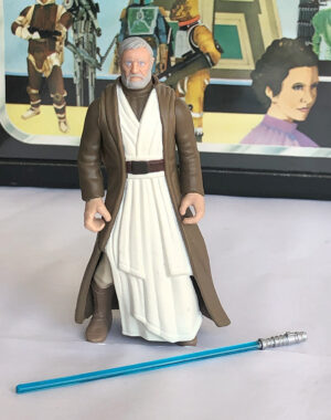 Star Wars Power of the Force 2 (3.75 Inch) Loose Obi-Wan Kenobi Long Lightsaber