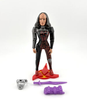 Star Trek Playmates (5 Inch) Loose K’Ehlyr (Purple Accessories)