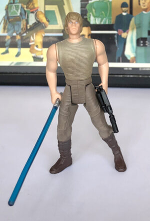 Star Wars Power of the Force 2 (3.75 Inch) Loose Luke Dagobah (Long Lightsaber)
