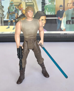 Star Wars Power of the Force 2 (3.75 Inch) Loose Luke Dagobah (Short Lightsaber)