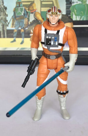 Star Wars Power of the Force 2 (3.75 Inch) Loose Luke X-Wing (Long Lightsaber)