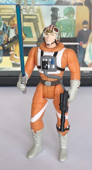 Star Wars Power of the Force 2 (3.75 Inch) Loose Luke X-Wing (Short Lightsaber)