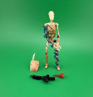 Star Wars Saga 2002 (3.75 Inch) Loose Battle Droid Tan Arena Battle