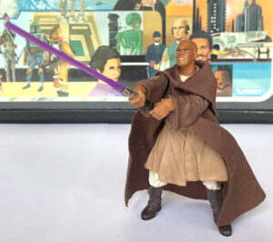 Star Wars Saga 2003 (3.75 Inch) Loose Mace Windu Arena Confrontation