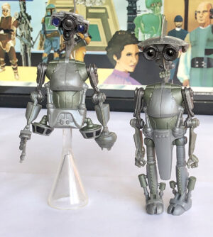 Star Wars Saga 2003 (3.75 Inch) Loose SP-4 and JN-66 Library Droids